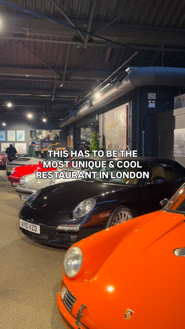 Pizzeria in London Car Showroom