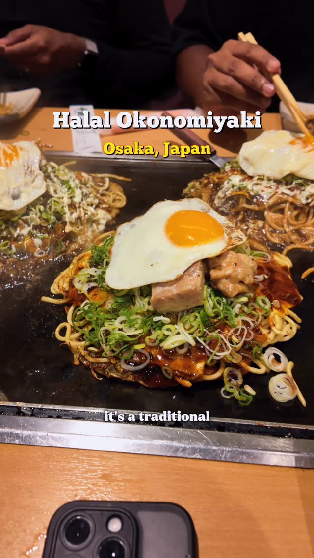 Osaka's Dotonbori: Halal Okonomiyaki Dining