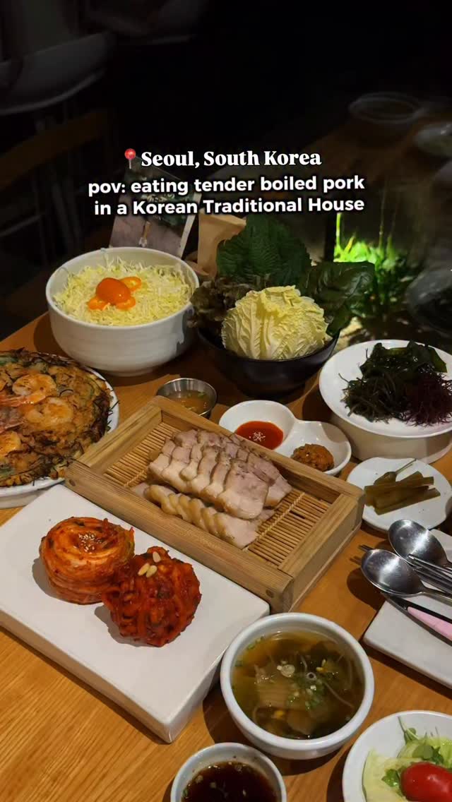 Seoul Korean Restaurant Serves Traditional Boiled Pork