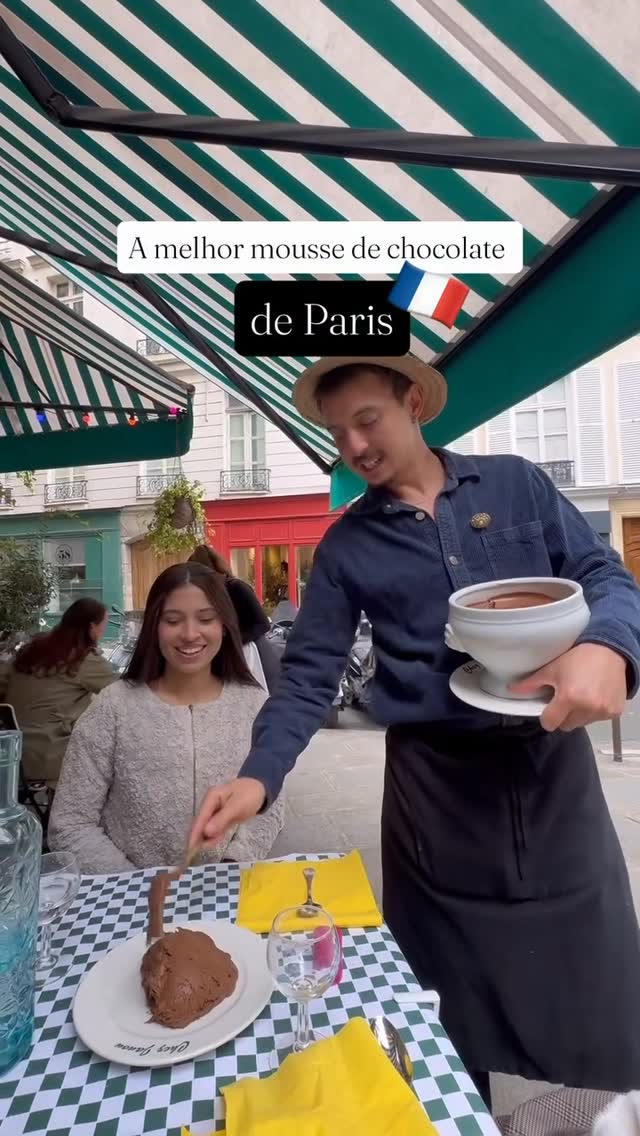 Parisian Bistro Serves Best Chocolate Mousse