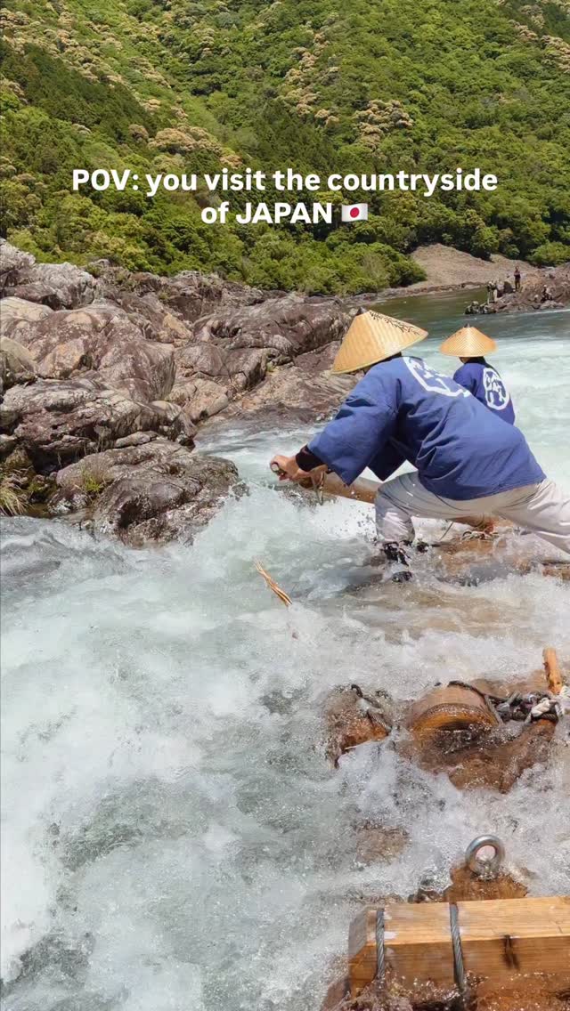 Kitayama River Log Raft Experience In Japan