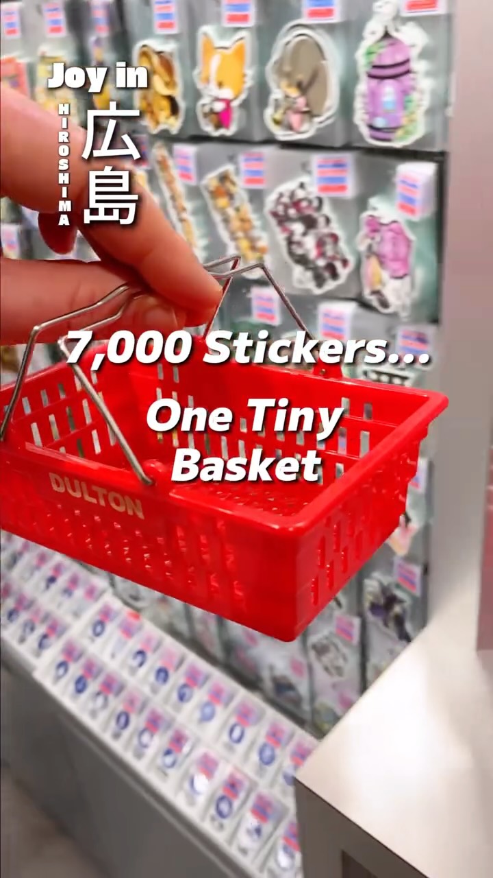Hiroshima Sticker Shop Near Peace Memorial Park