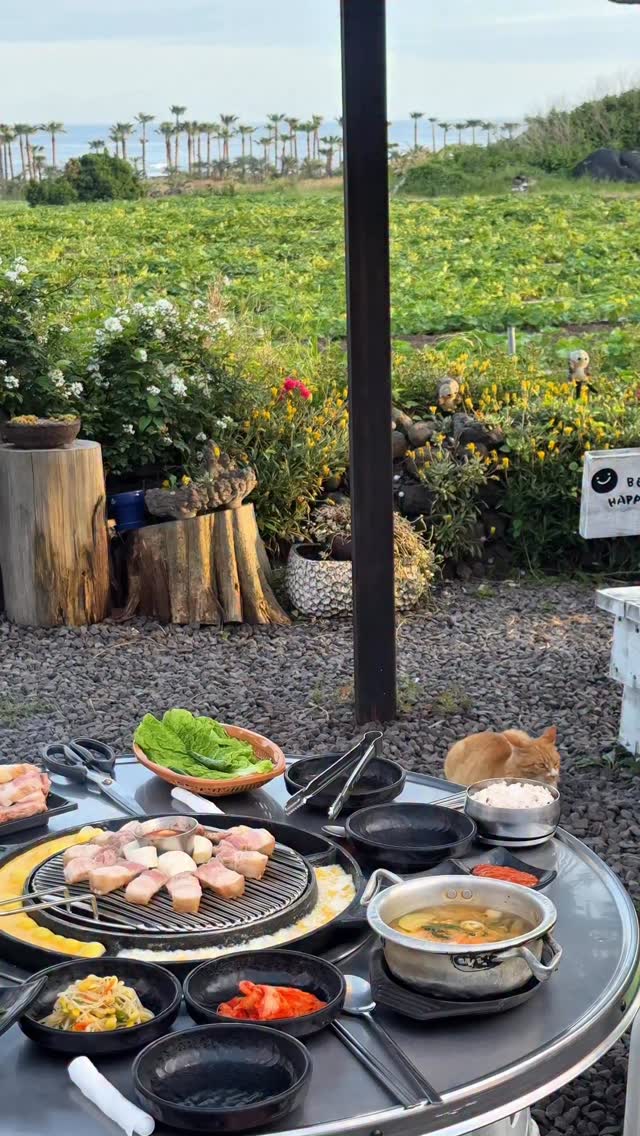 Jeju Black Pig Restaurant with Ocean Views