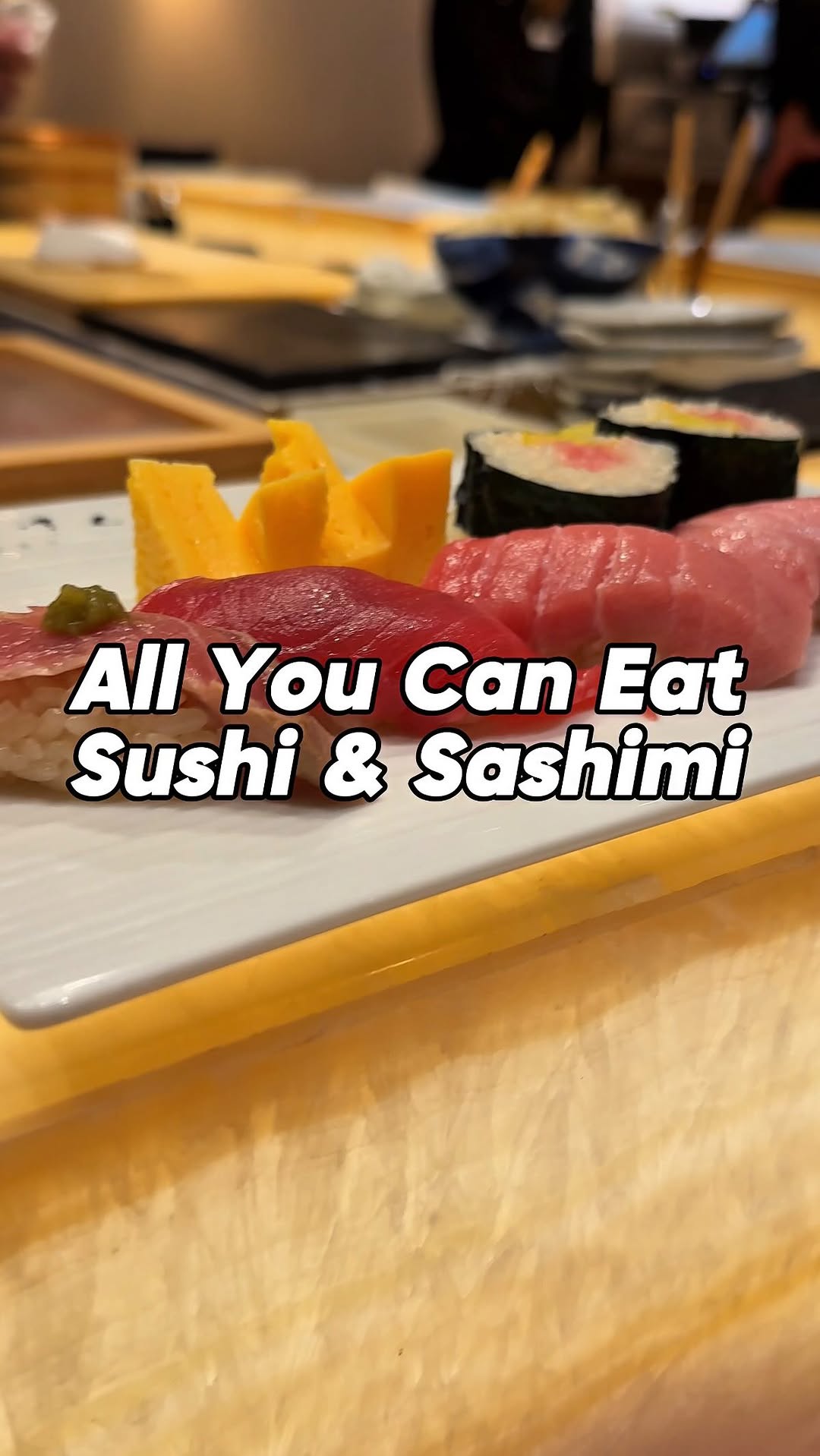 Tokyo's All-You-Can-Eat Sashimi and Sushi Deal