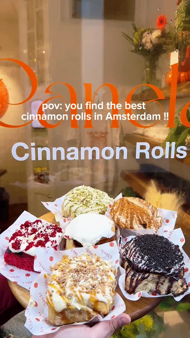 Best American-Style Cinnamon Rolls in Amsterdam