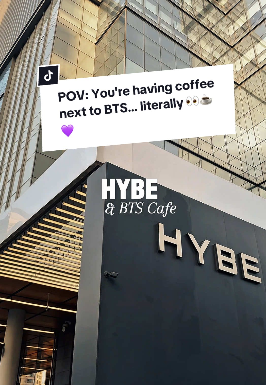 HYBE Headquarters and BTS-Themed Cafe