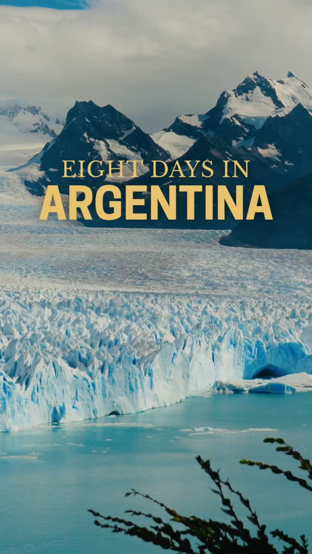 Argentina Itinerary: City Markets, Bookstore, Glacier