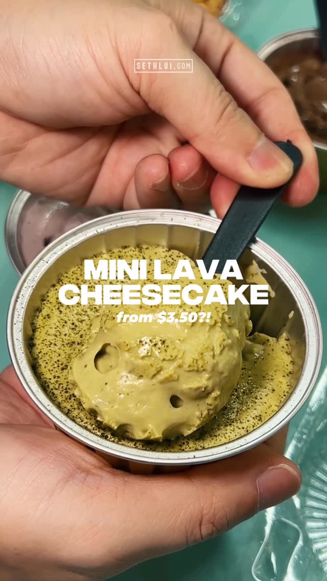 Mini Lava Cheesecake at Hong Lim Market