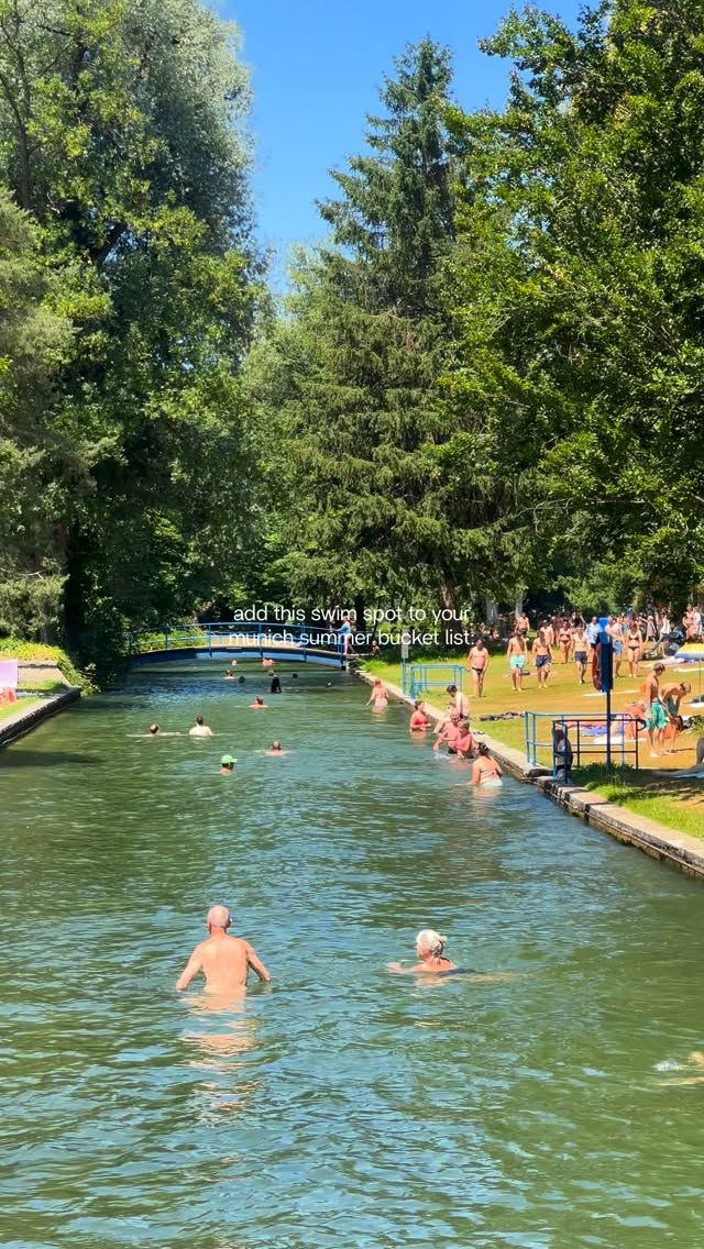 Munich's Natural Swimming Pool Oasis