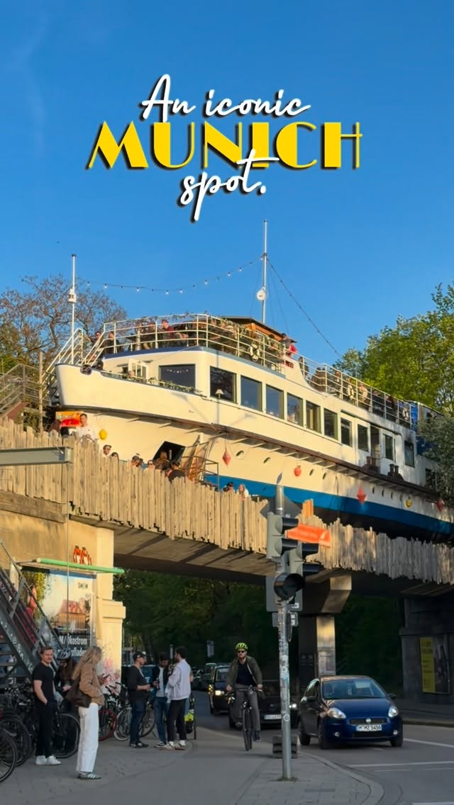 Munich's Retired Ship Rooftop Bar