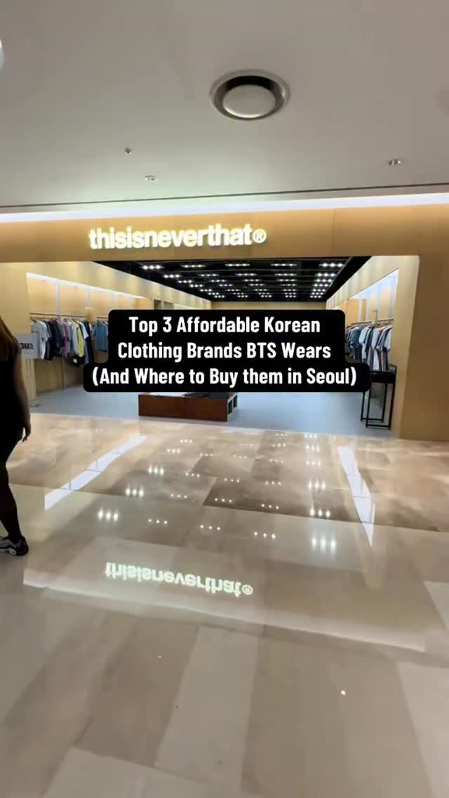 4 Shops in Seoul