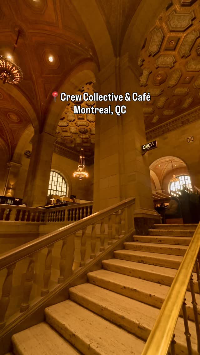 Historic Bank Transformed into Stunning Montreal Cafe