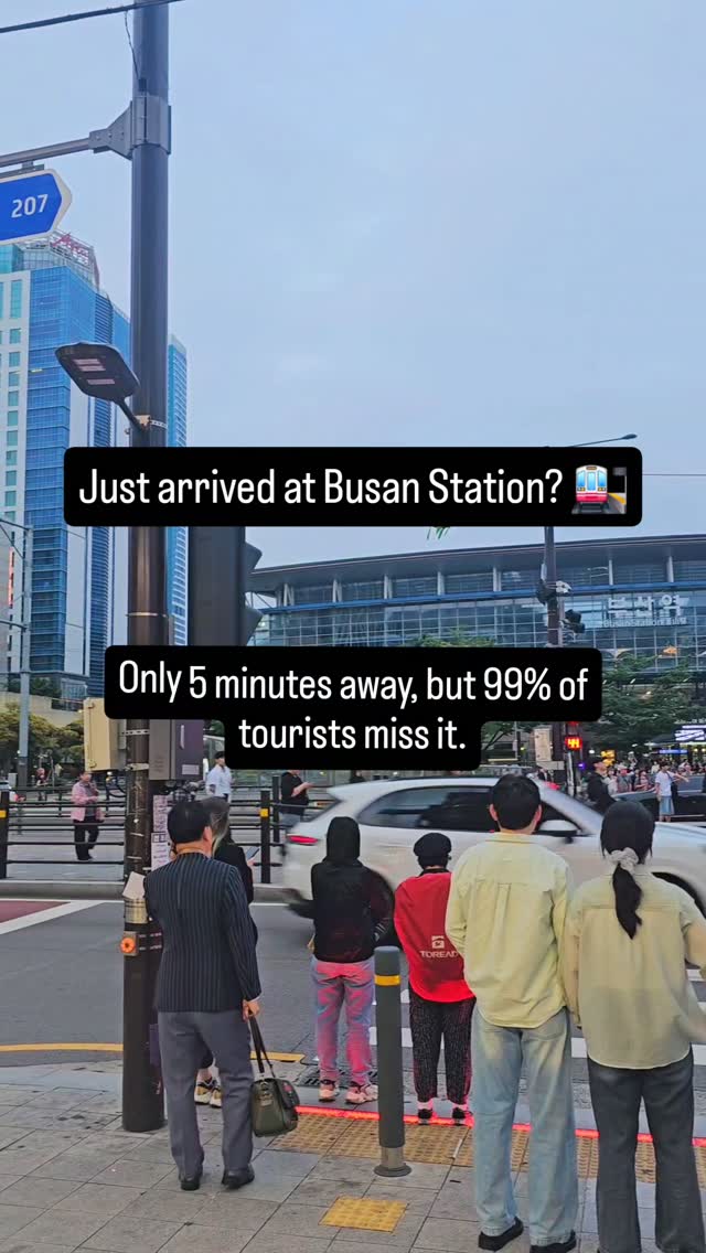 Busan Station's Hidden Waterfront Park Retreat