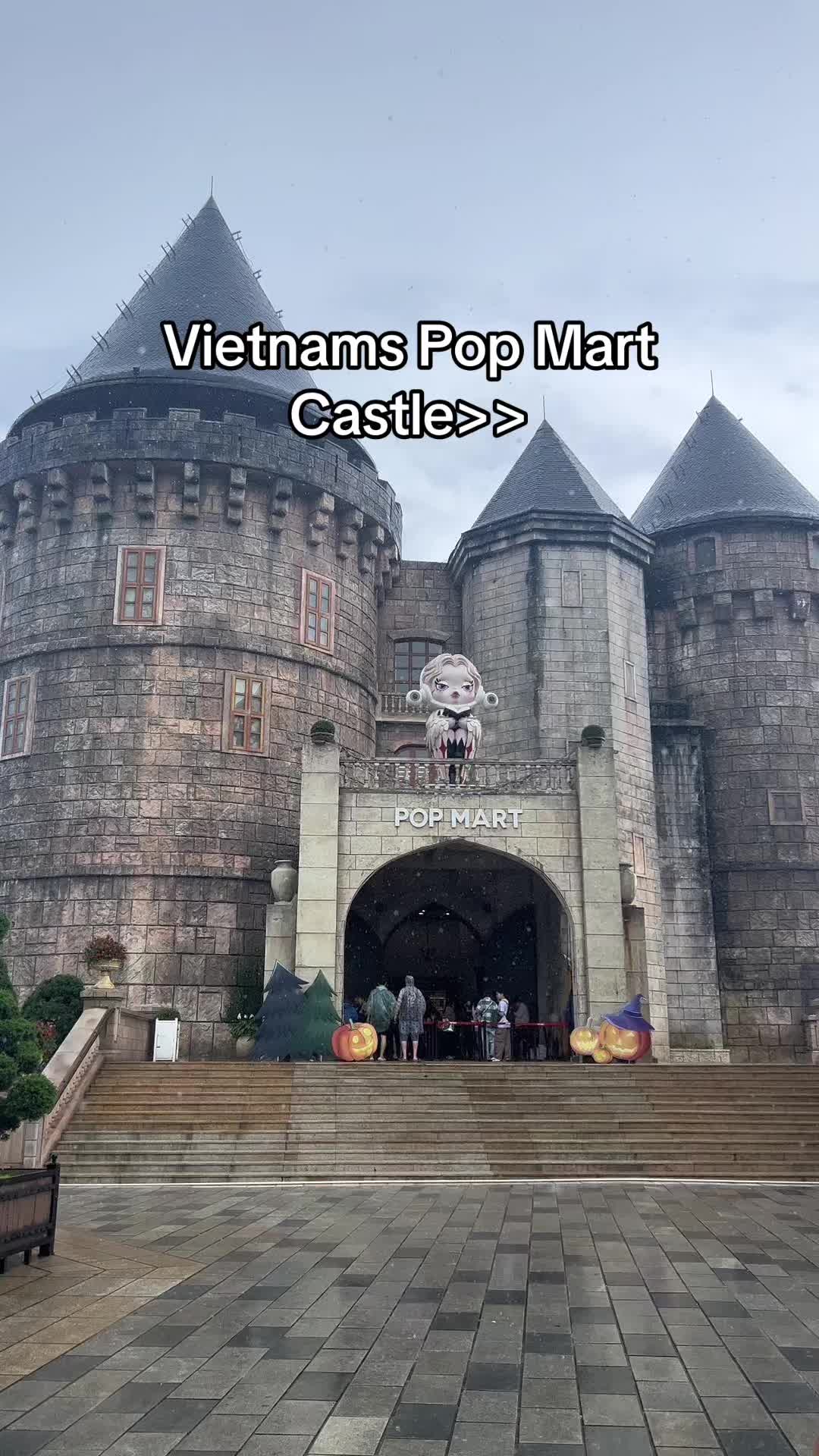 Vietnamese Pop Mart Castles at Ba Na Hills