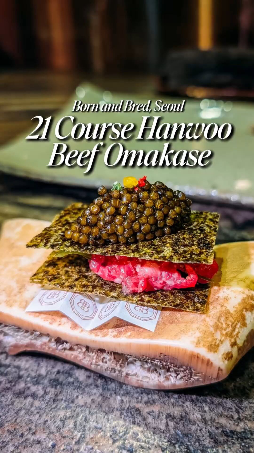 Born and Bred: A Top-Tier Hanwoo Beef Omakase Experience