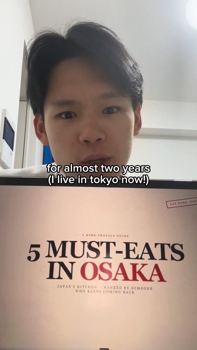 5 Restaurants in Osaka