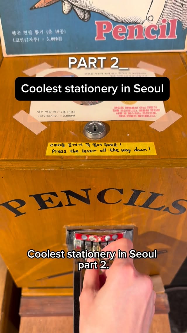 Seoul Stationery Store Offers Unique Pencils and Experiences