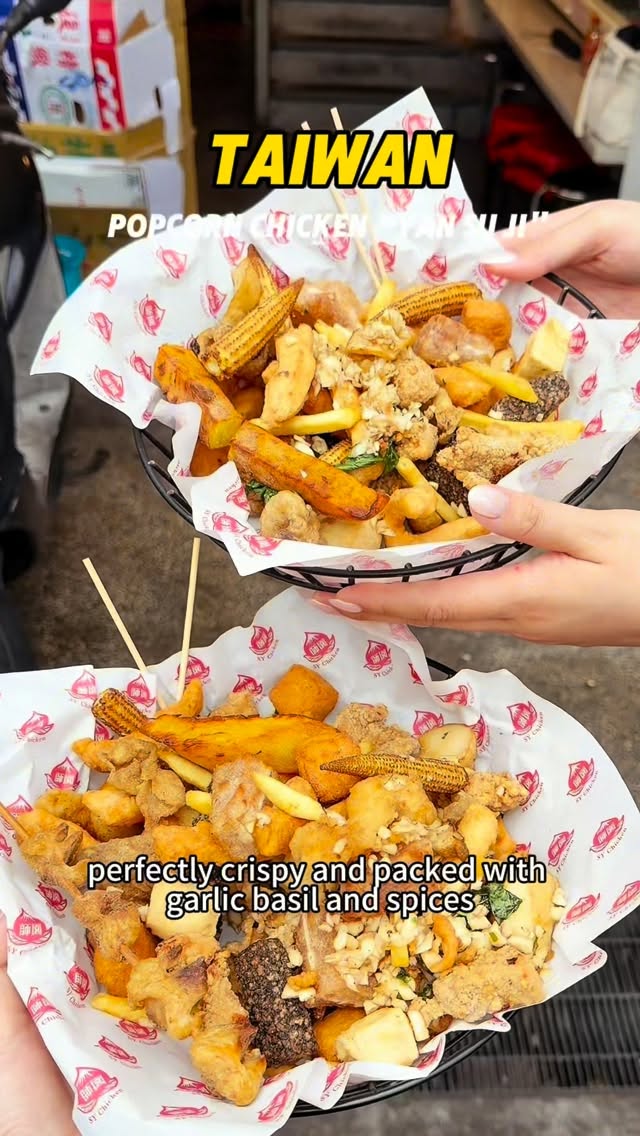 Taiwanese Popcorn Chicken Street Food