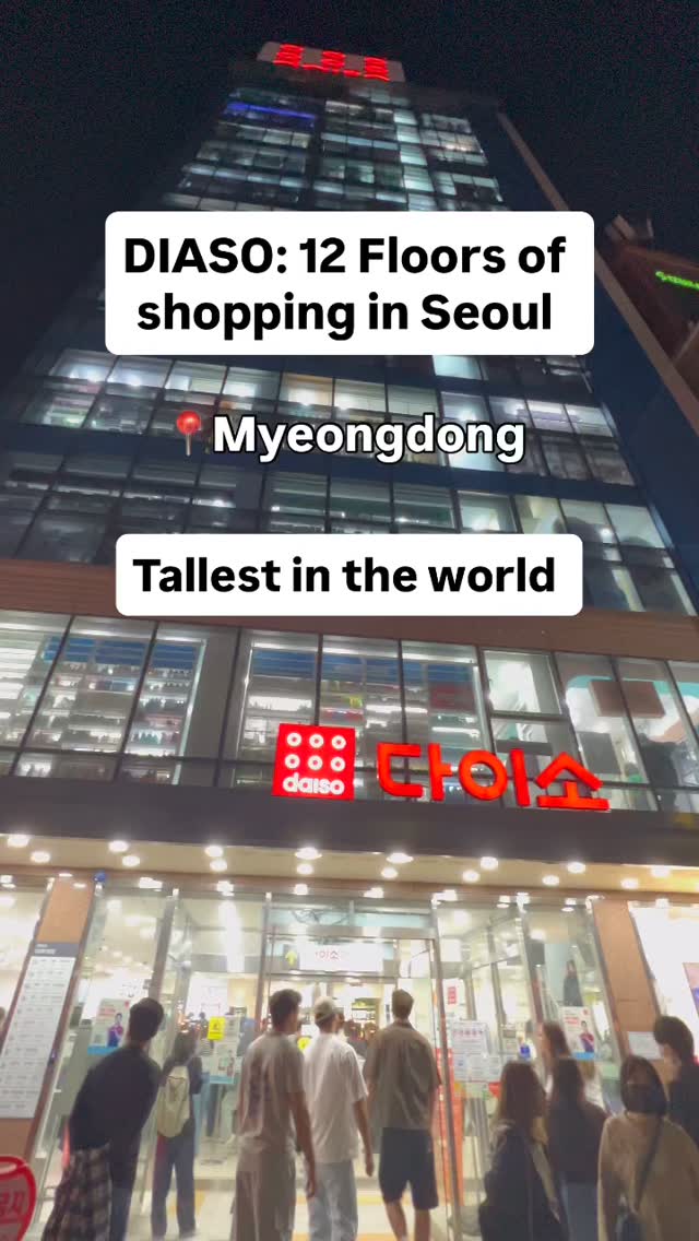 Daiso Myeongdong: A Multi-Level Shopping Destination
