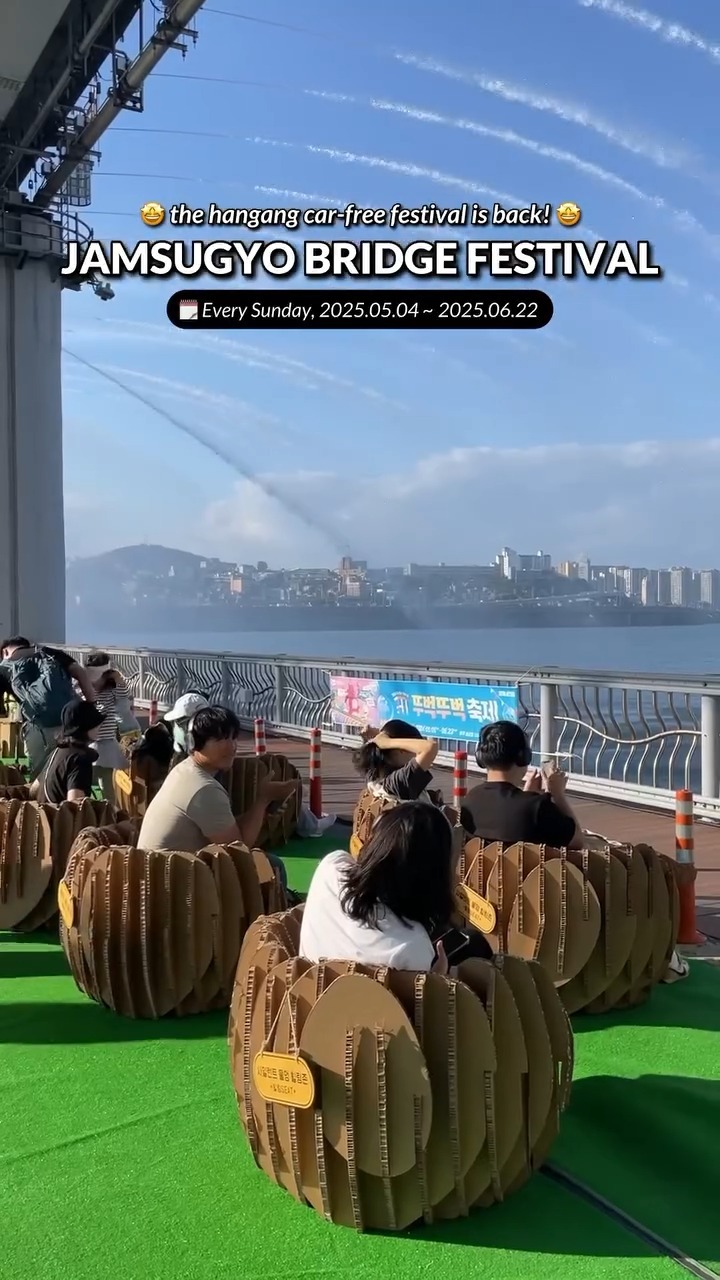 Jamsugyo Bridge Festival: Seoul's Pedestrian-Only Event