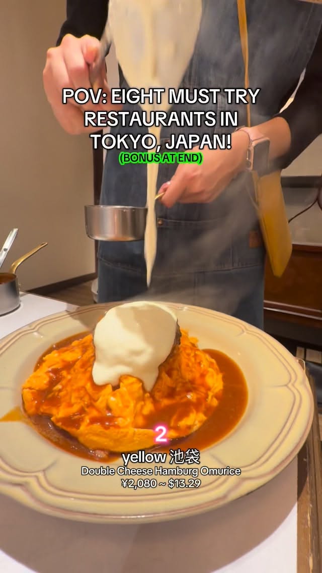 8 Restaurants in Tokyo