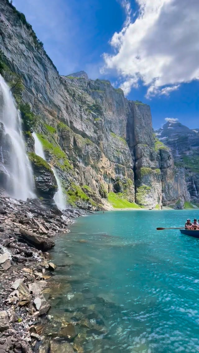Oeschinensee: A Swiss Alpine Lake Gem