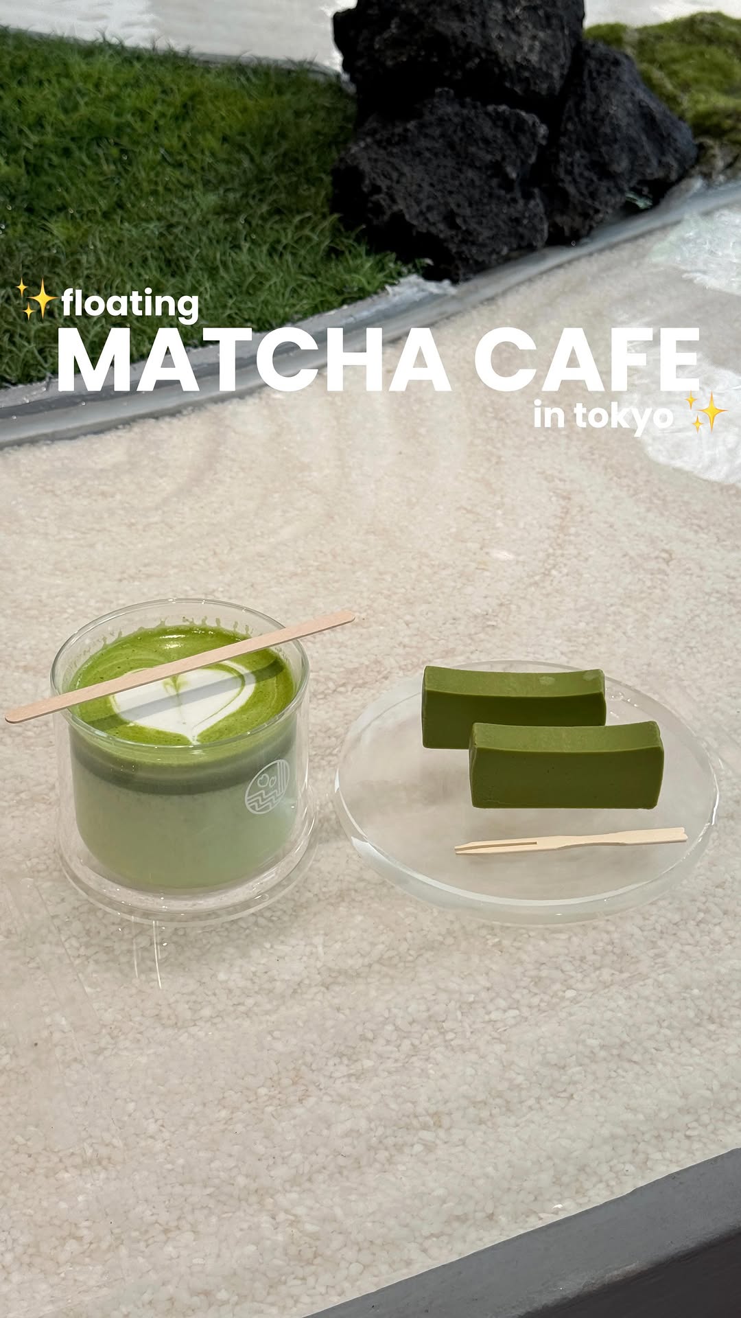 Floating Matcha Cafe Serves Drinks on Water Tables