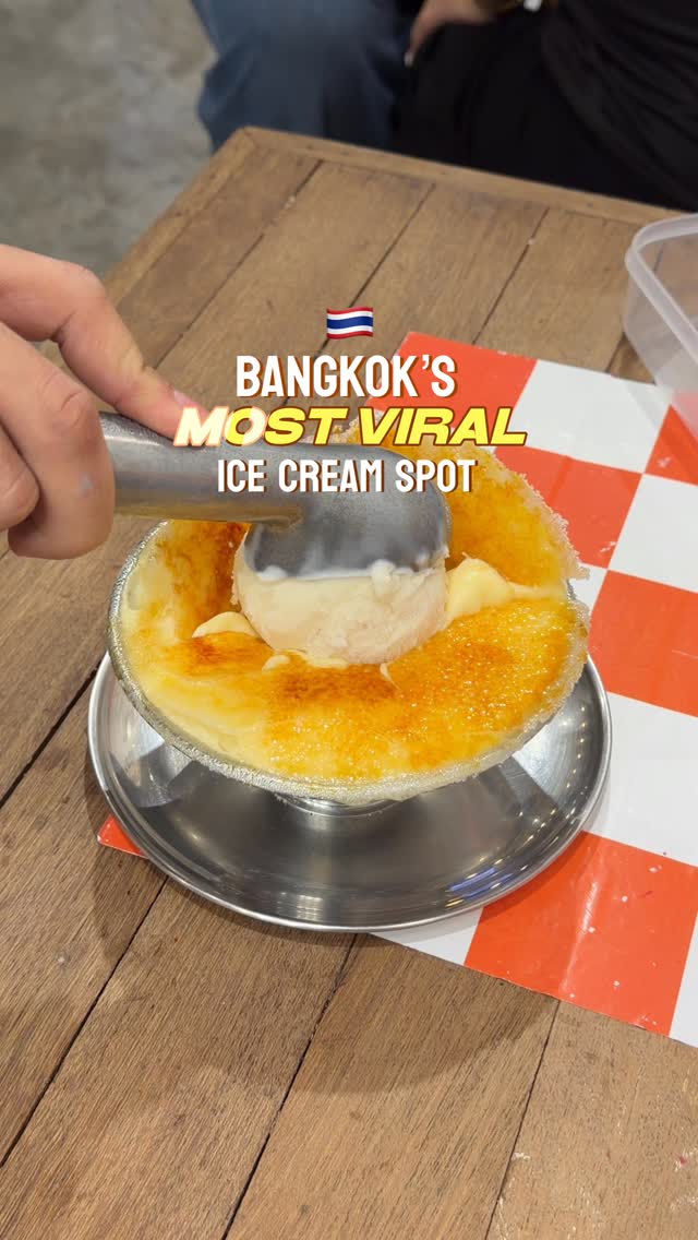 Bangkok's Viral Ice Cream Spot