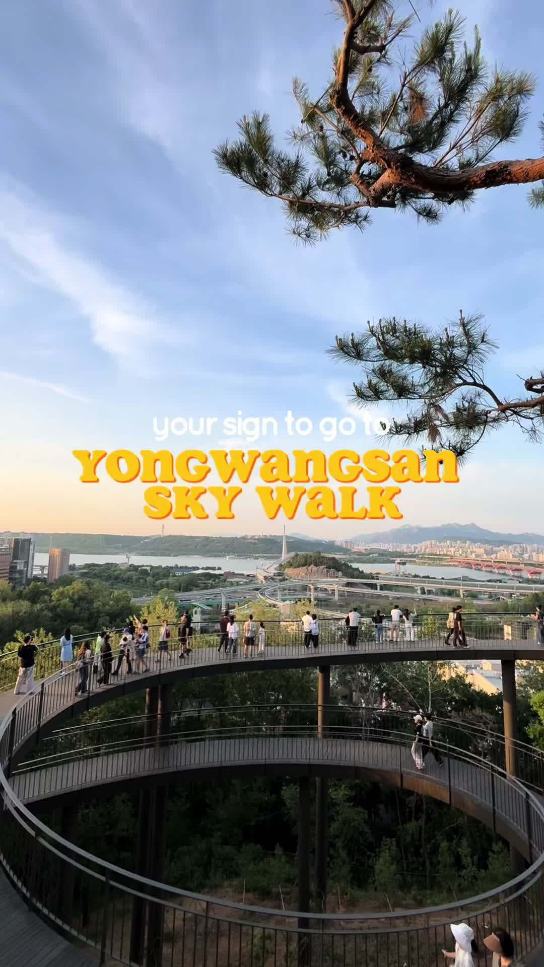 Yongwangsan Sky Walk Offers Breathtaking Sunset Views