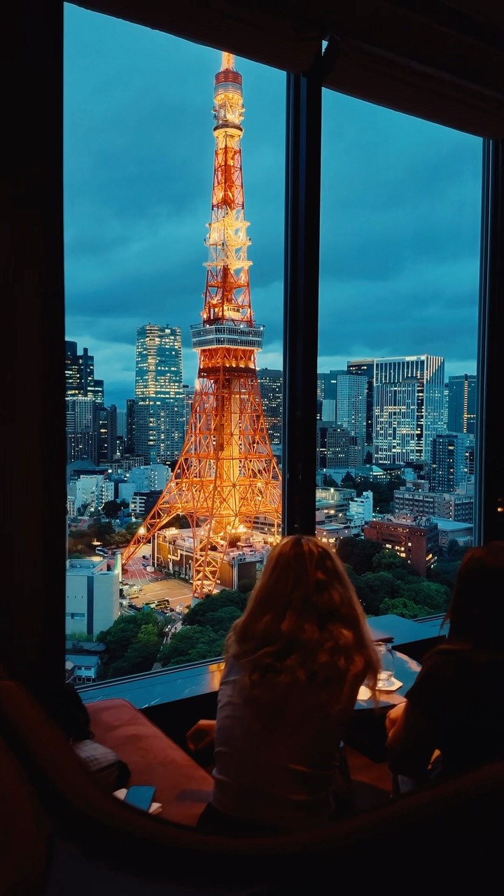 Tokyo Tower And Sky Lounge Views