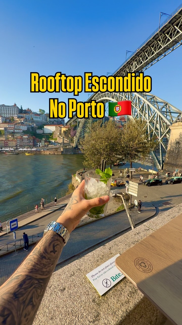 Porto Rooftop Bars With Douro River Views