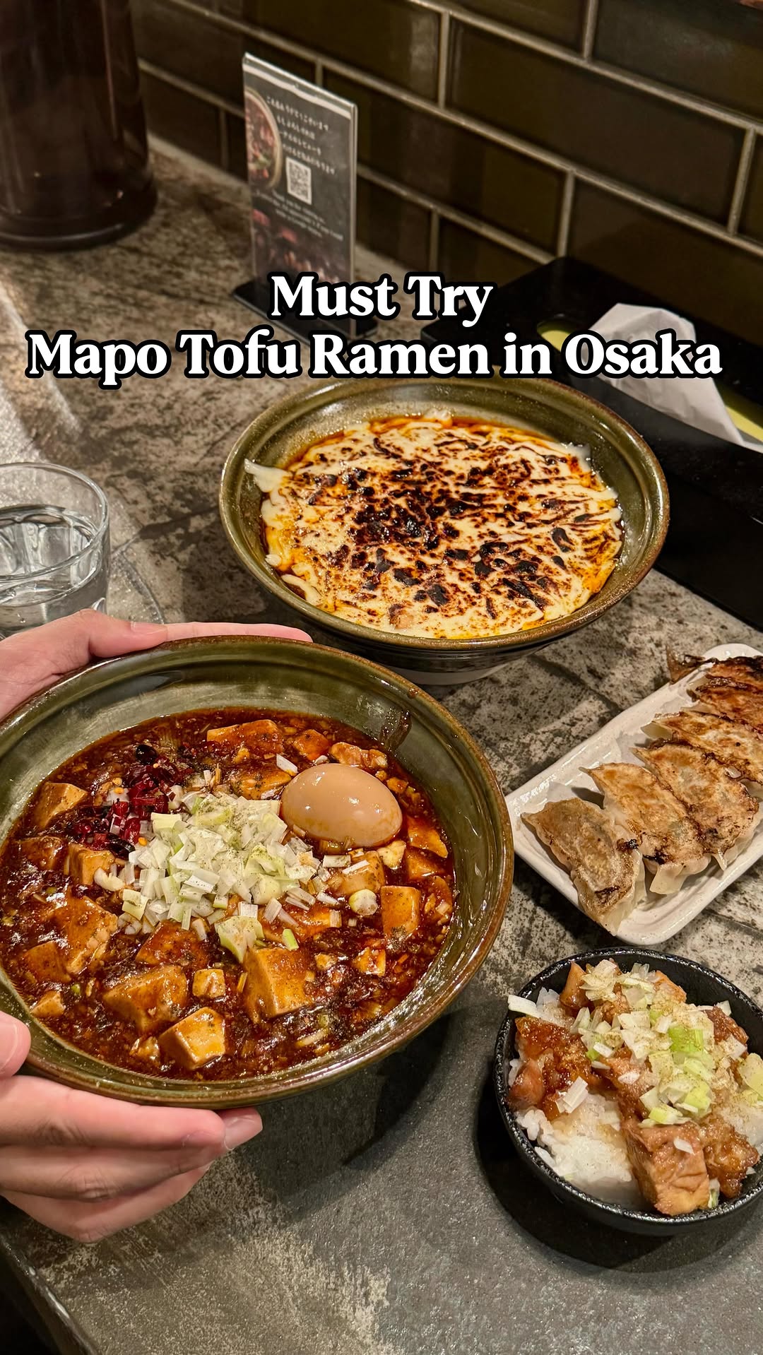Osaka's Best Mapo Tofu Ramen and Gyoza