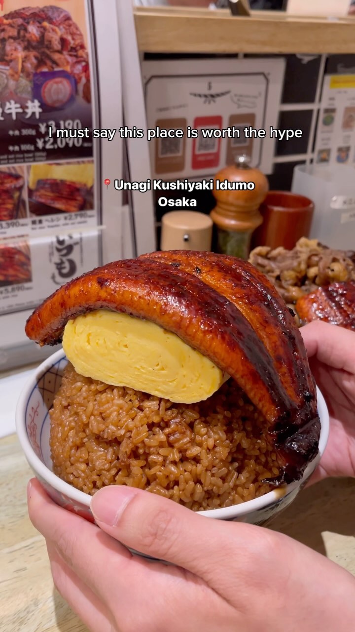 Osaka's Unagi Restaurants and Train Station