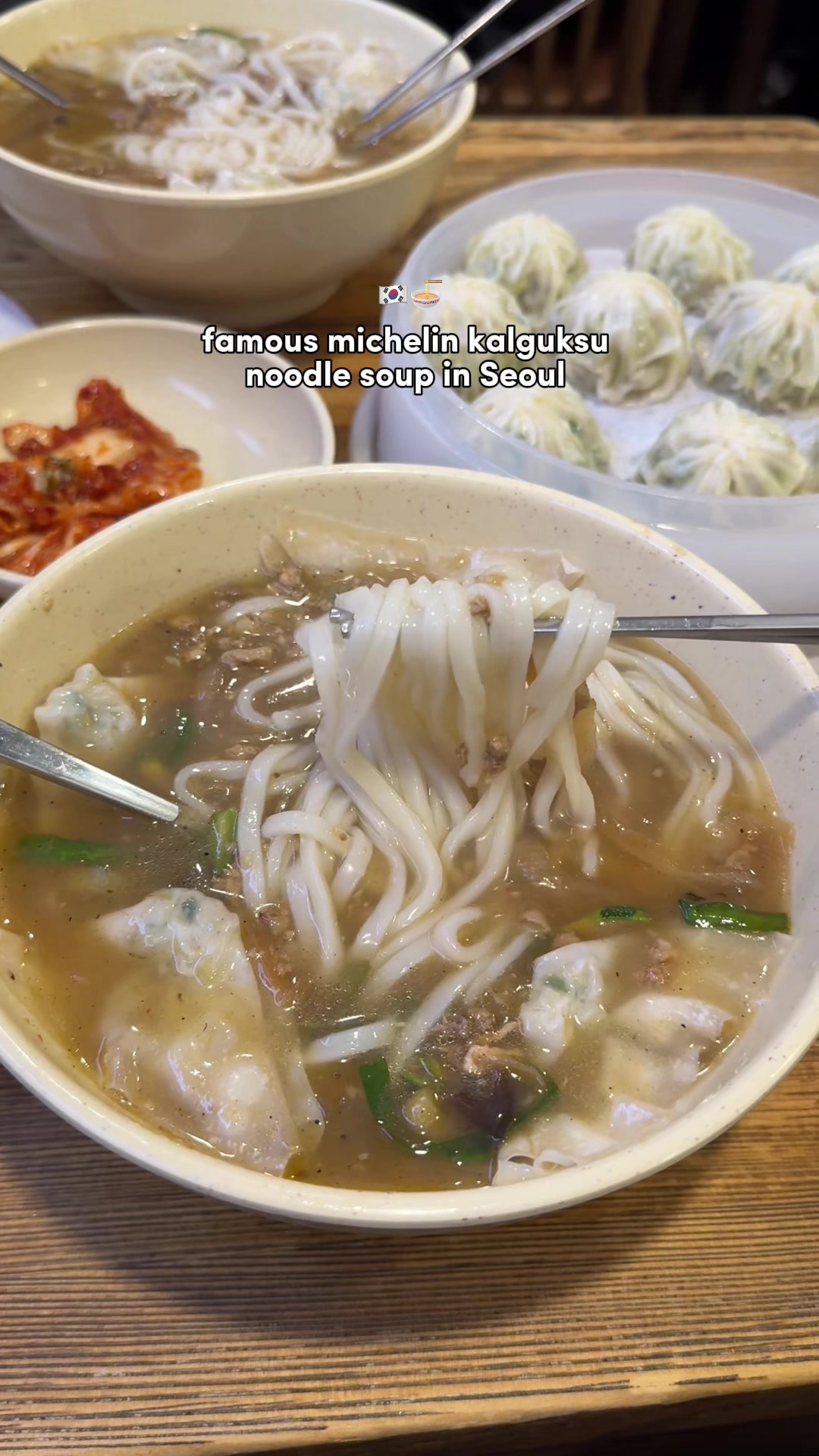Michelin-Featured Kalguksu Noodle Soup Restaurant