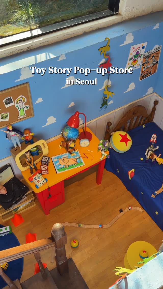 Toy Story Pop-Up Store Brings Andy's Room to Seoul