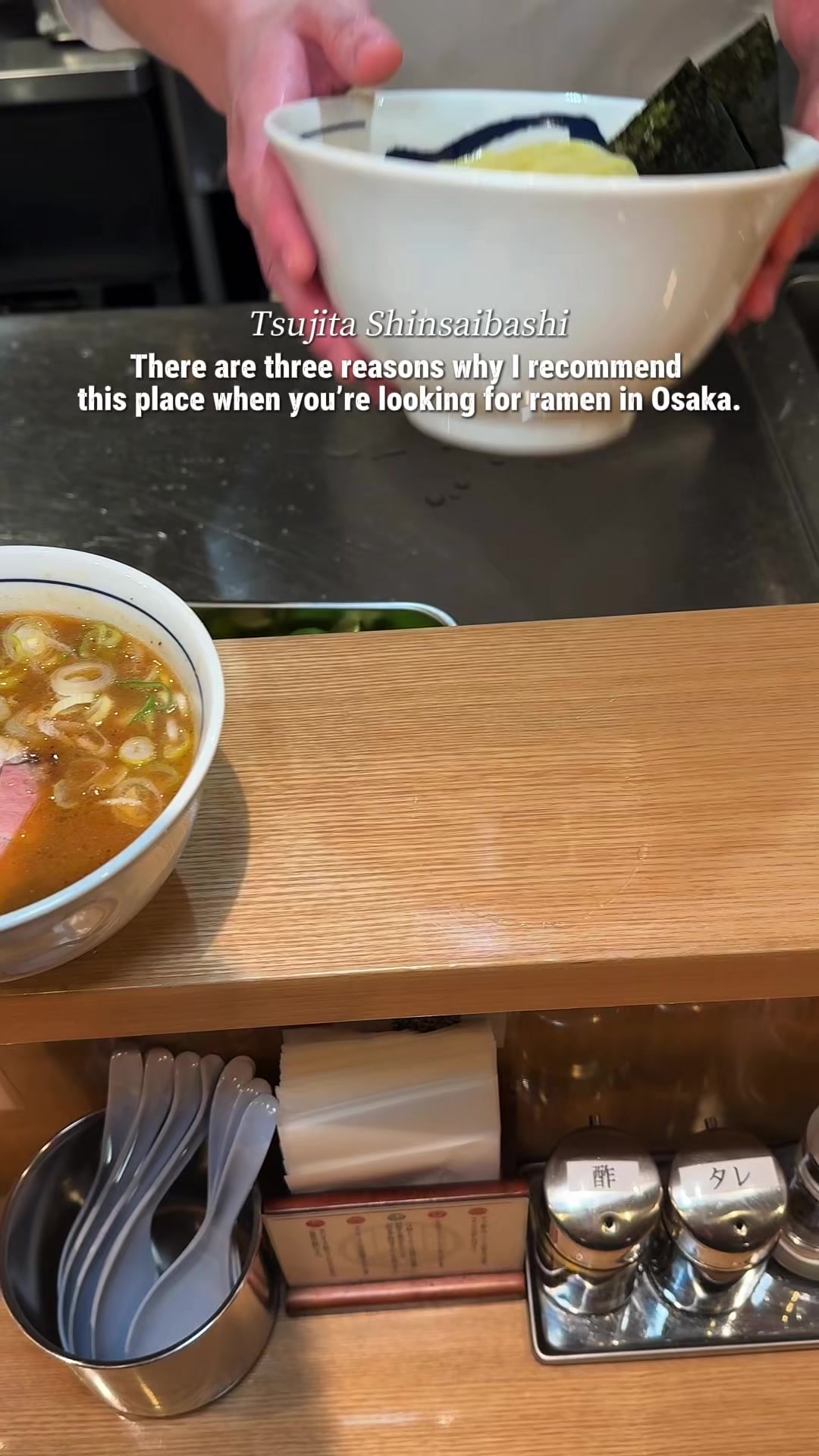 Osaka Ramen Shop Features Tsukemen Delicacies