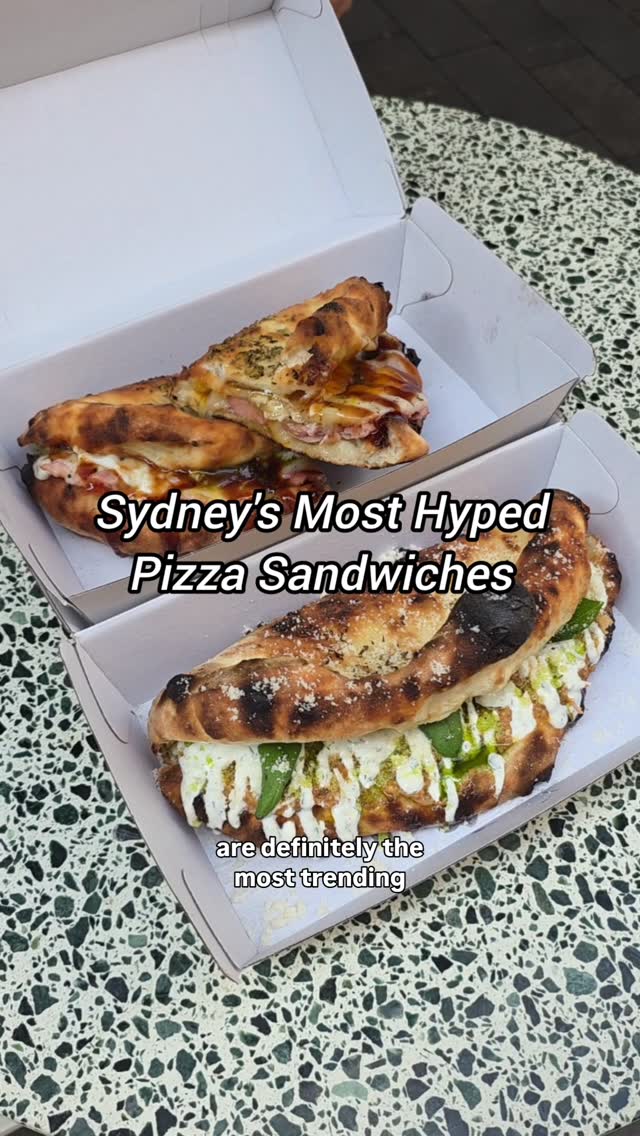 Folded Pizza Sandwiches Await at Bella Baciata