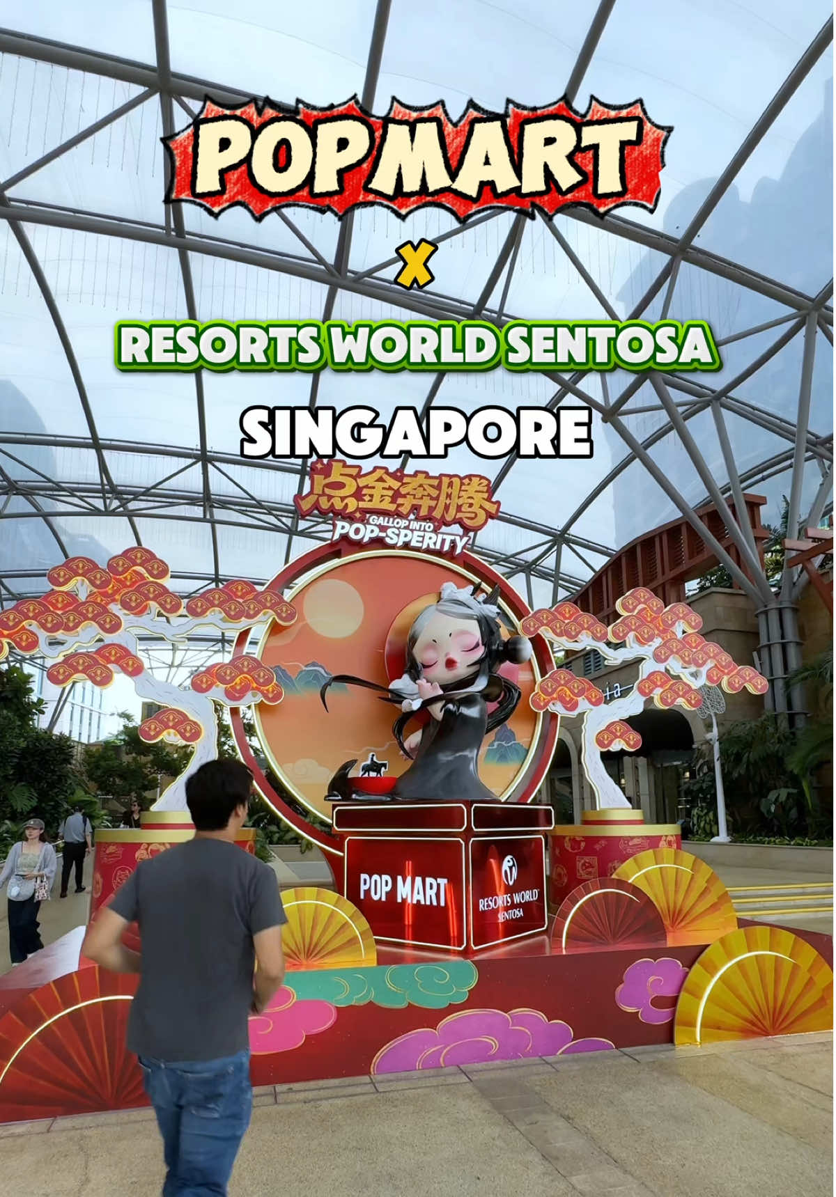 Resorts World Sentosa POP MART Golden Gallop Installation