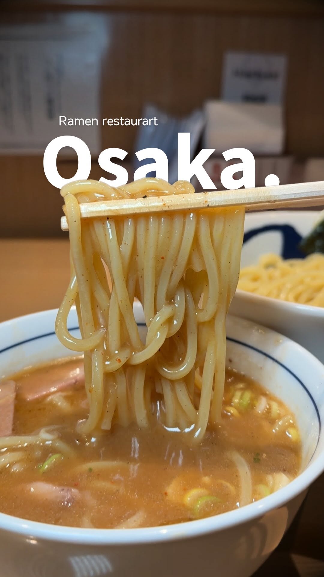 Osaka's Best Tsukemen Ramen Spots