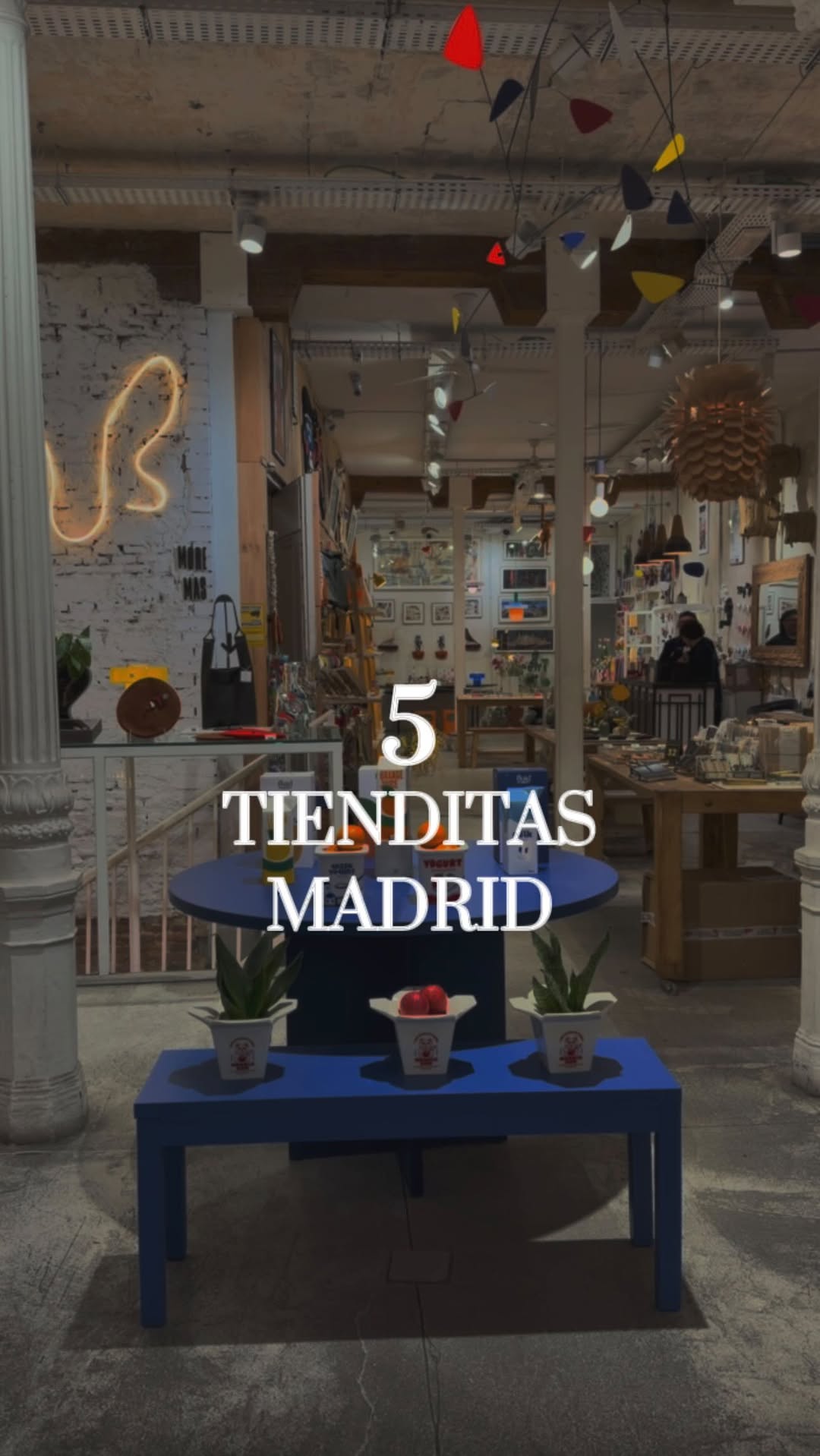 5 Shops in Madrid