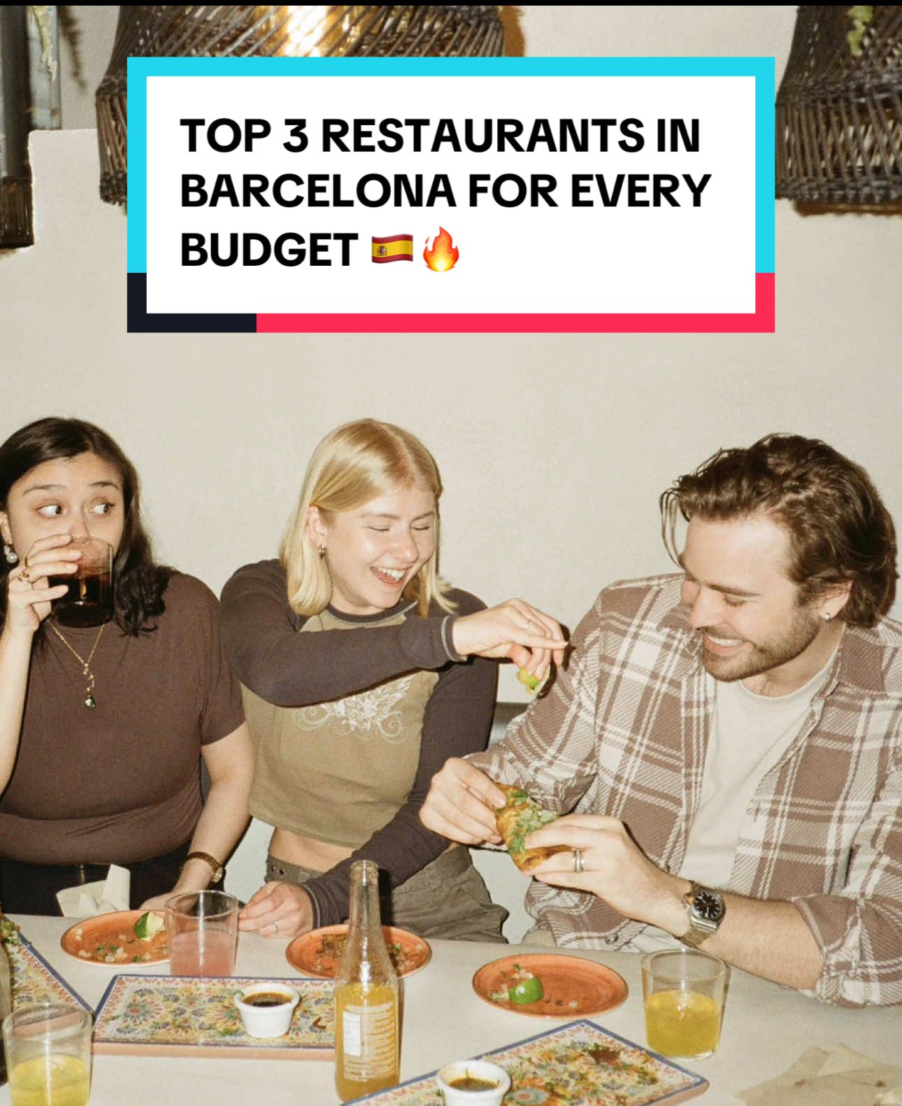 3 Restaurants in Barcelona