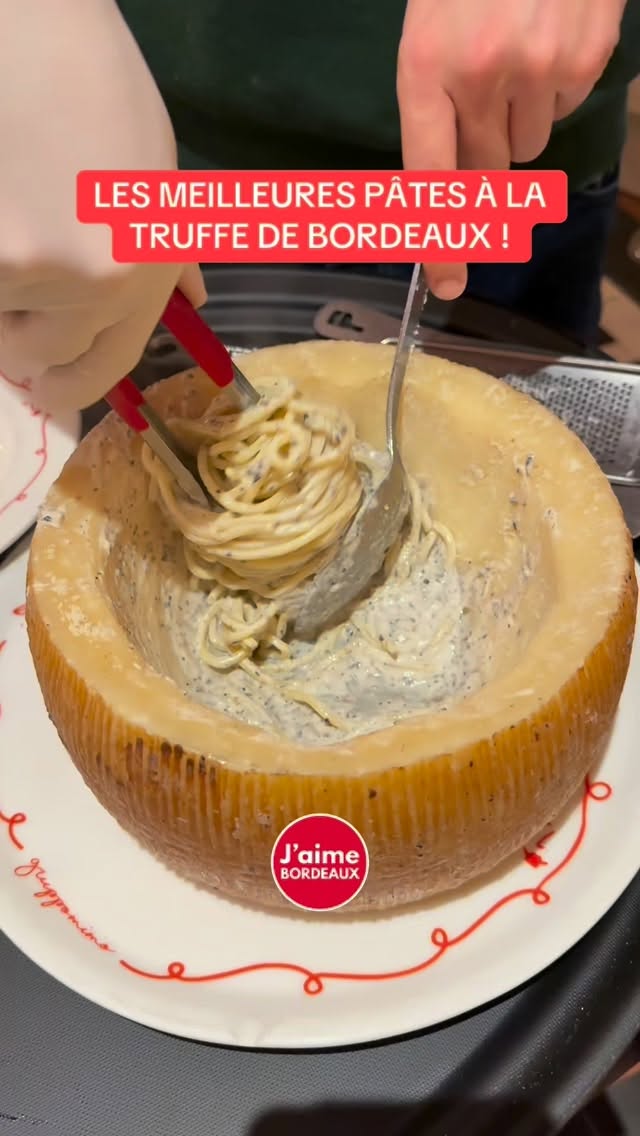 GruppoMimo Serves Truffle Pasta in Parmesan Wheel
