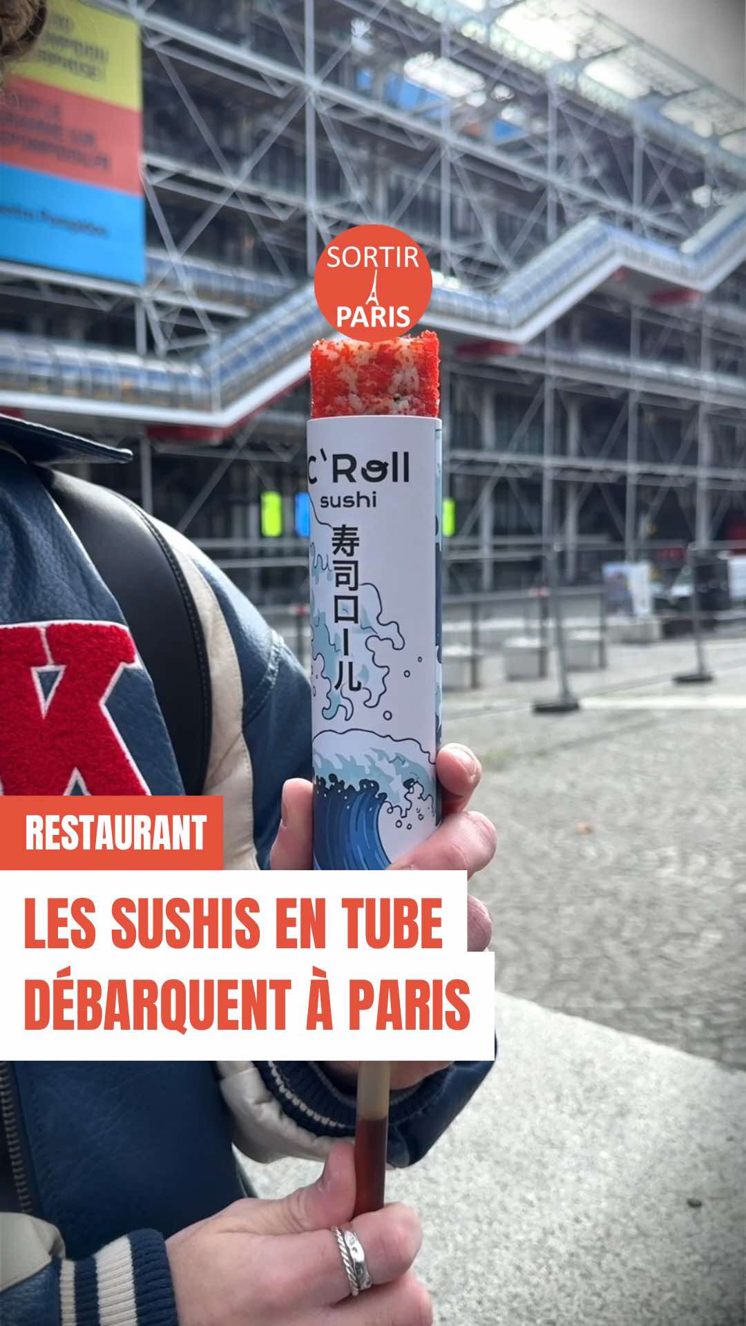 Tube Sushi Arrives in Paris Near Centre Pompidou