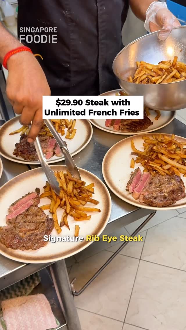 French Steakhouse Serves Authentic Steak Frites