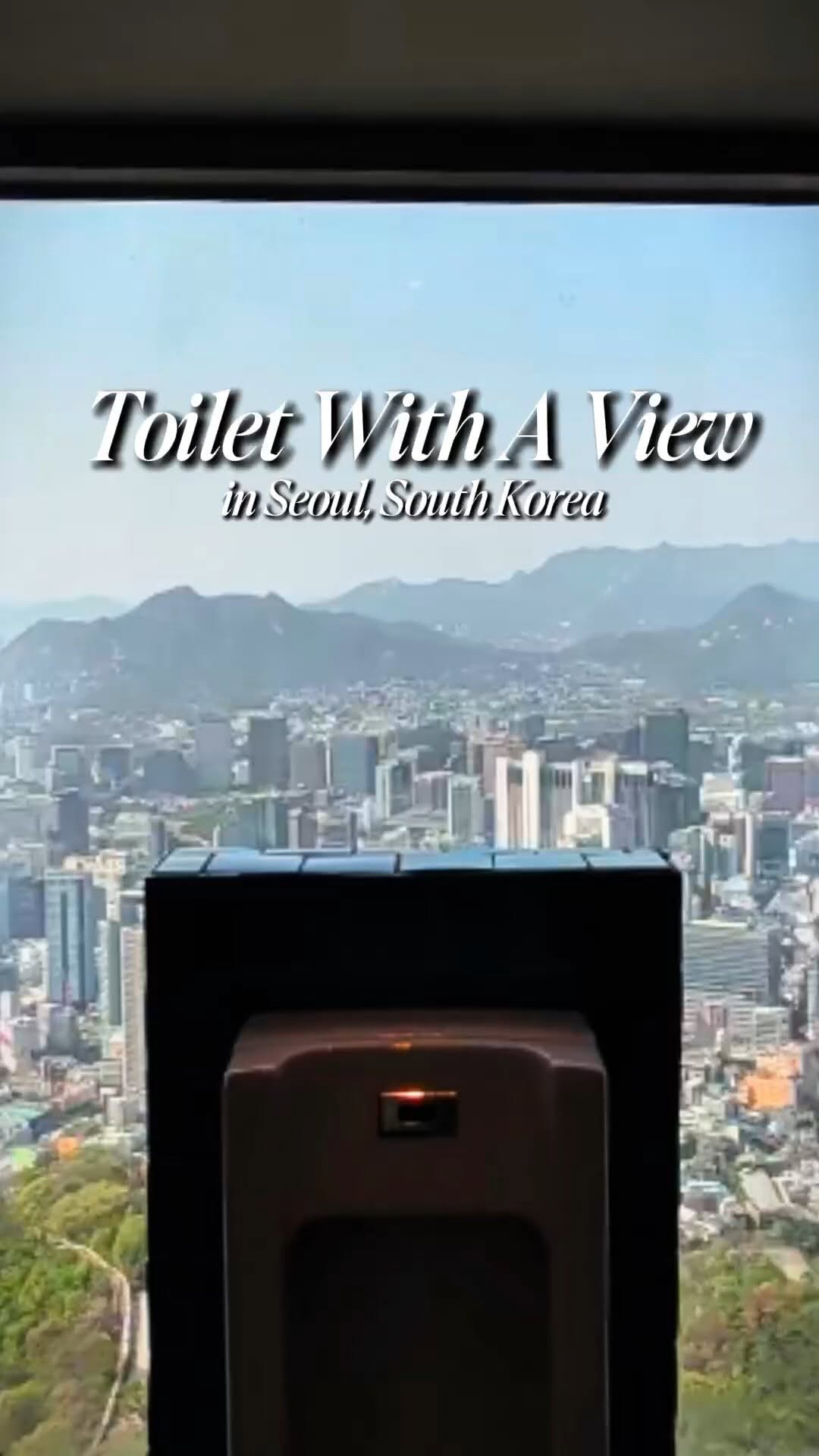 Seoul's N Seoul Tower Offers Scenic Restroom Views