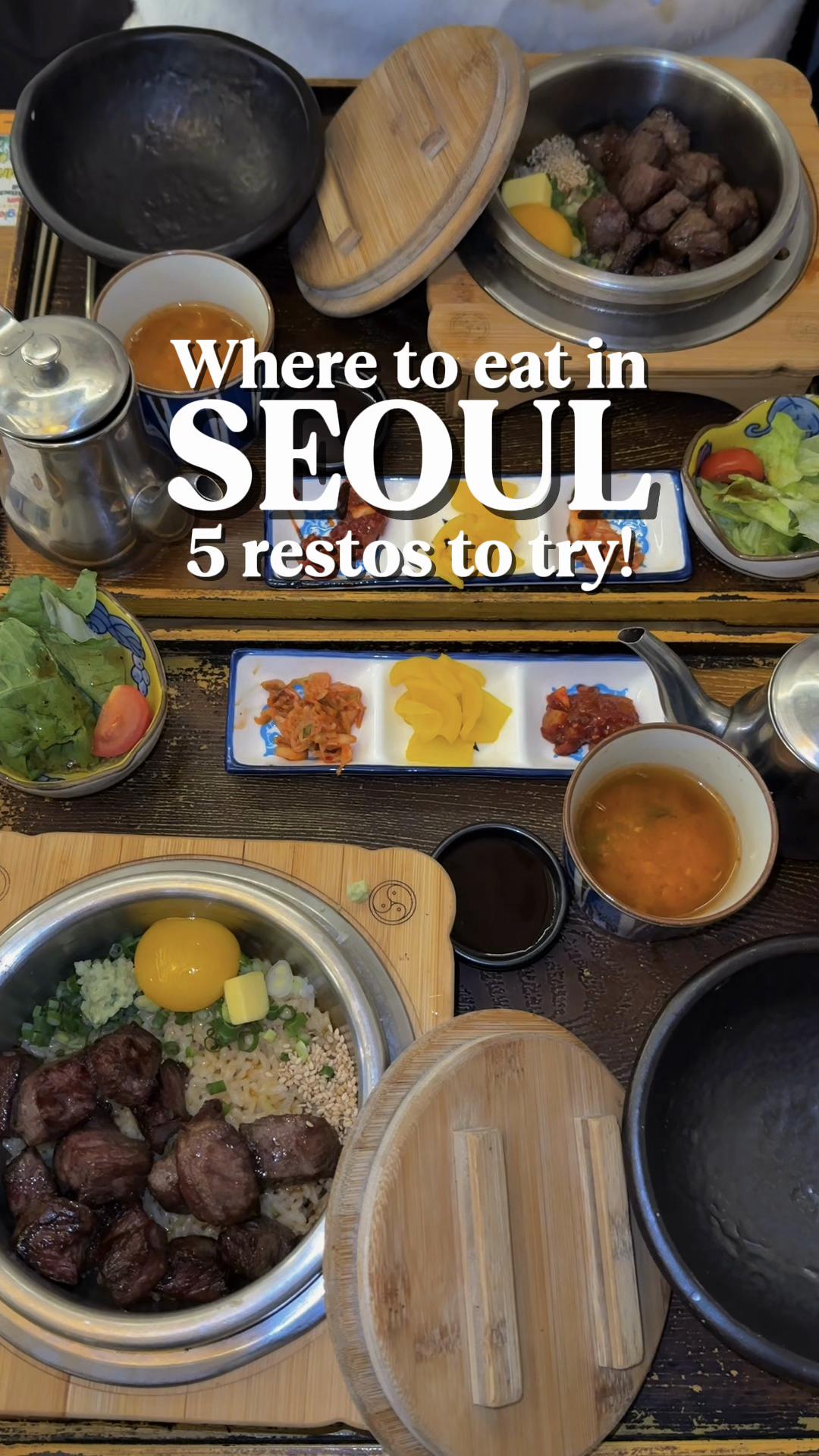 4 Restaurants in Seoul