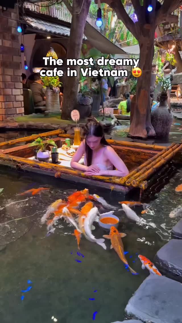 Ho Chi Minh City's Oasis Cafe Features a Pond