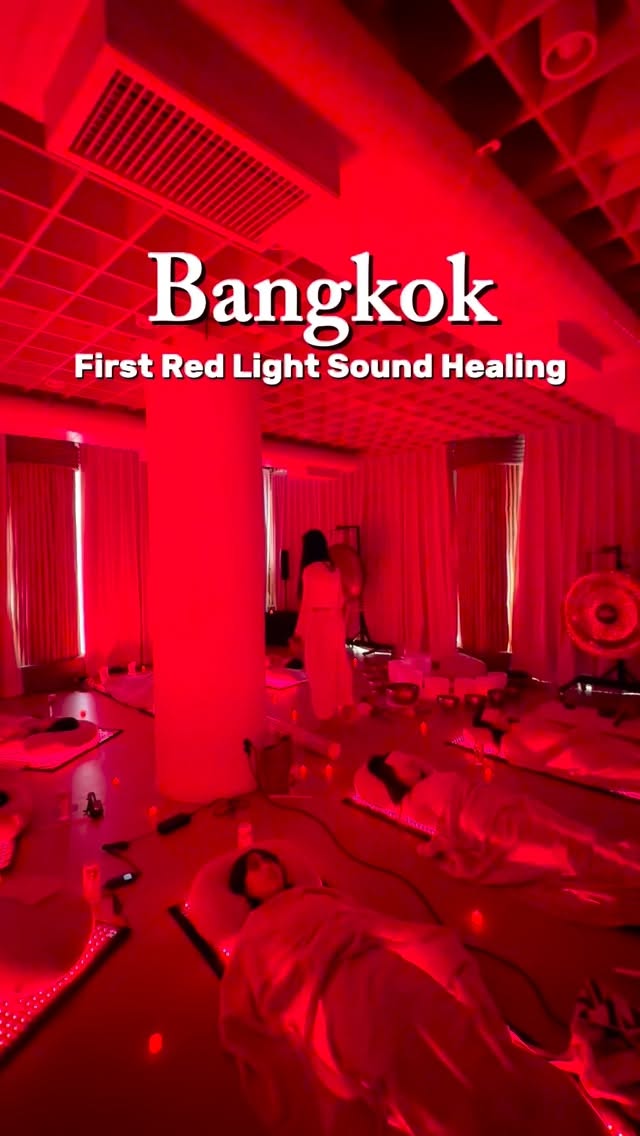Red Light Sound Healing At Lucca Studio Bangkok