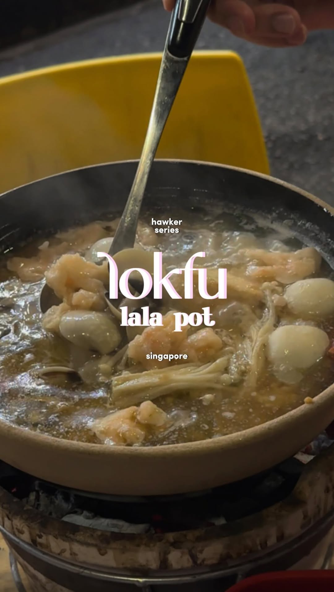 Late-Night Charcoal Lala Pot in Geylang