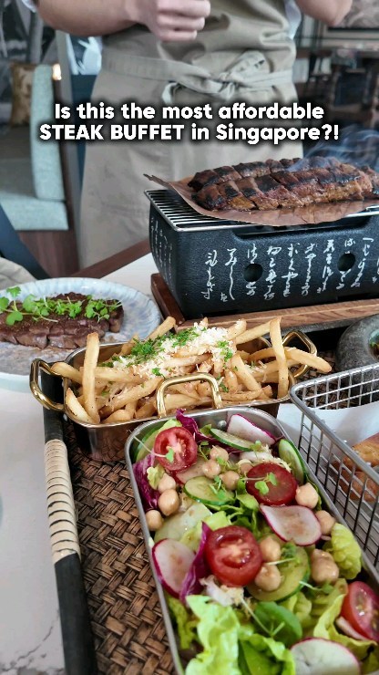 Affordable Steak Buffet With Free Flow Sides